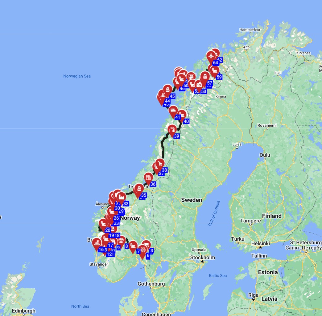 Oslo to Troms - Fjord  Peaks Discovery Drive